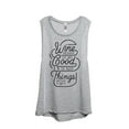 thumbnail image 1 of Wine Because Its Not Good To Keep Things Bottled Up Women's Fashion Sleeveless Muscle Tank Top Tee S, 1 of 4
