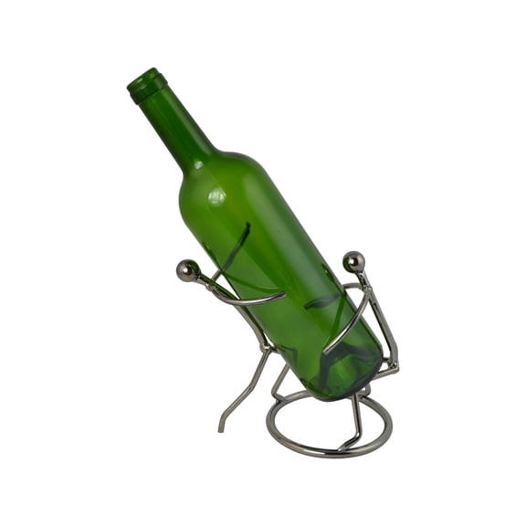 Wine Bodies Silver 1-Tier Wine Rack