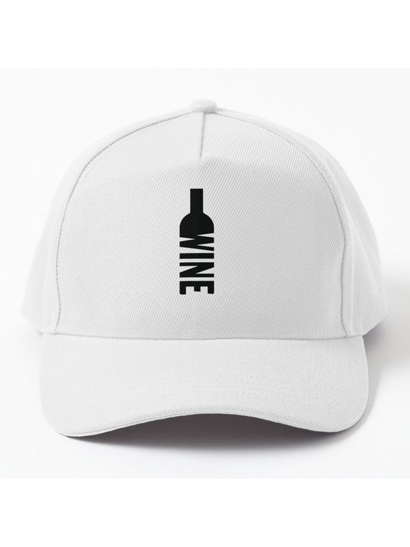 Wine Bottle Baseball Cap Beverage Graphic Casual Everyday Hat Style