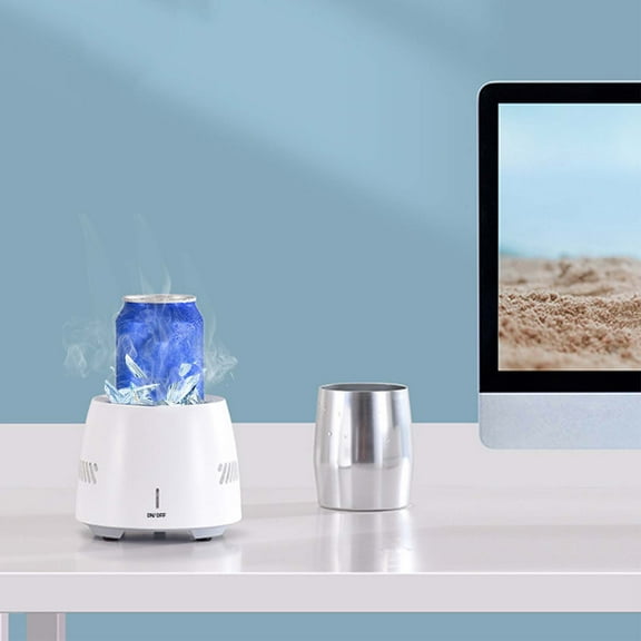 Wine Bottle Cooler Electric under $5! Yrmaups Wine Bottle Cooler, Beverage Chiller Cup, Fast Cooling Cup for Beer, Soda, Can, Water, 350ml Capacity, Electric Cooler, Portable, Barware, Home Party Use