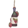 thumbnail image 1 of Wine Bottle Grapes Tuscany Kitchen Fan Light Pull, 1 of 2