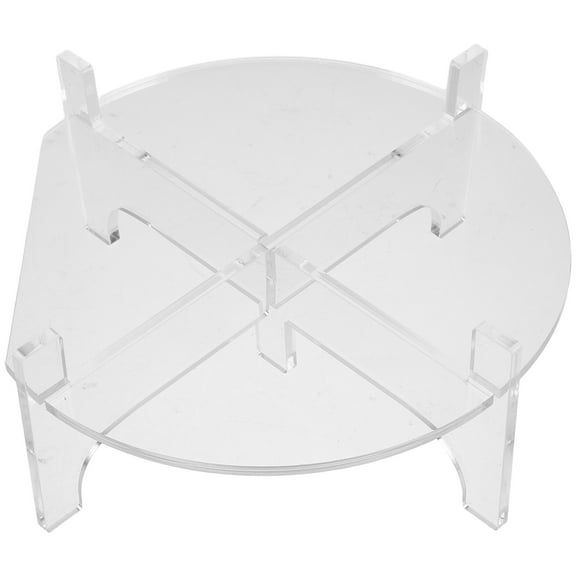 Clear Acrylic Drink Dispenser Stand for Home Transparent and Durable Supports Beverages Juices and More 7 Inch