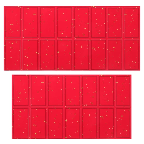 GOOHOCHY Custom Kraft Paper Wine Bottle Labels in Red for Identifying Homemade Beverages 3x5 inches