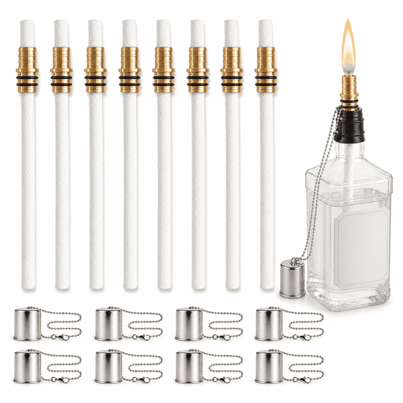 Wine Bottle Lighting Kit 8 Pack Outdoor Garden Decor