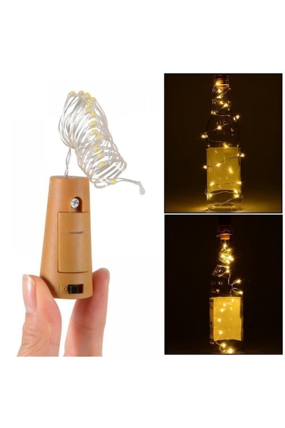 Wine Bottle Lights With Cork, 20 Led Battery Operated Led Fairy Mini String Lights For Diy, Party, Decor, Christmas, Halloween,Wedding
