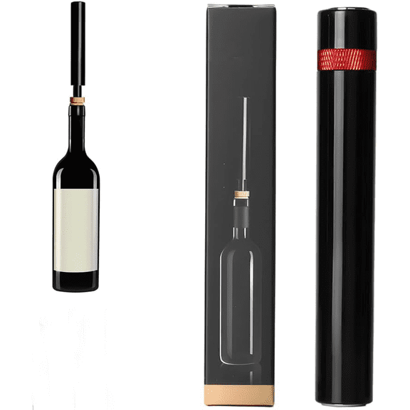 Wine Bottle Opener, 2026 New Air Pressure Pump Wine Bottle Opener, Portable Pocket Wines Cork Opener, Travel Bottles Opener Quick Bottles Opening for Home, Restaurant, Party(wwx)