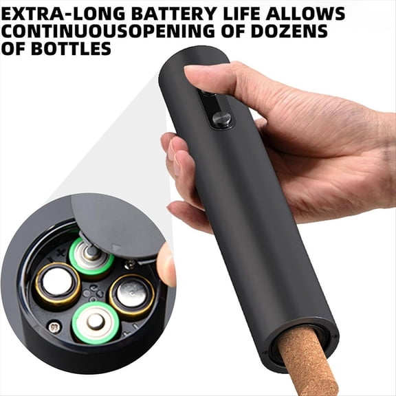 Wine Bottle Opener, Electric Wine Bottle Openers,Battery Operated Automatic Wine Corkscrew for Wine Lovers Gift