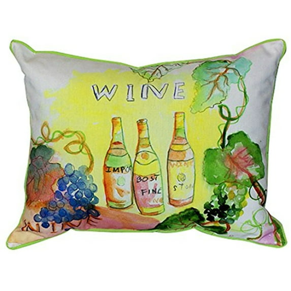 Wine Bottles Large Indoor/Outdoor Pillow 16x20