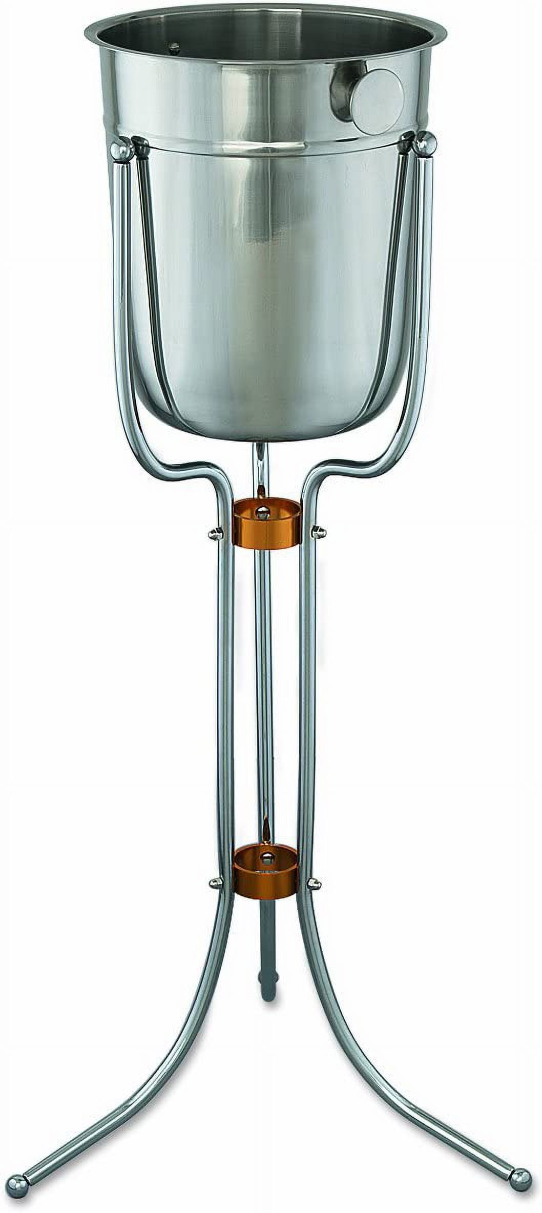 Wine Bucket and Stand, Stainless Steel
