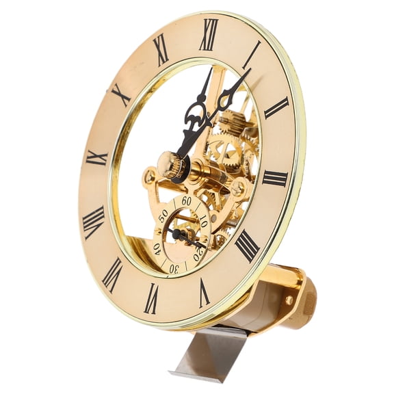Mini Clock Insert Roman Numeral Round Movement 3 5x3 4 Inch Miniature Recessed Table Clock Battery Not Included
