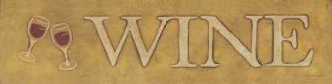 Wine Canvas Art - Stephanie Marrott (12 x 36)
