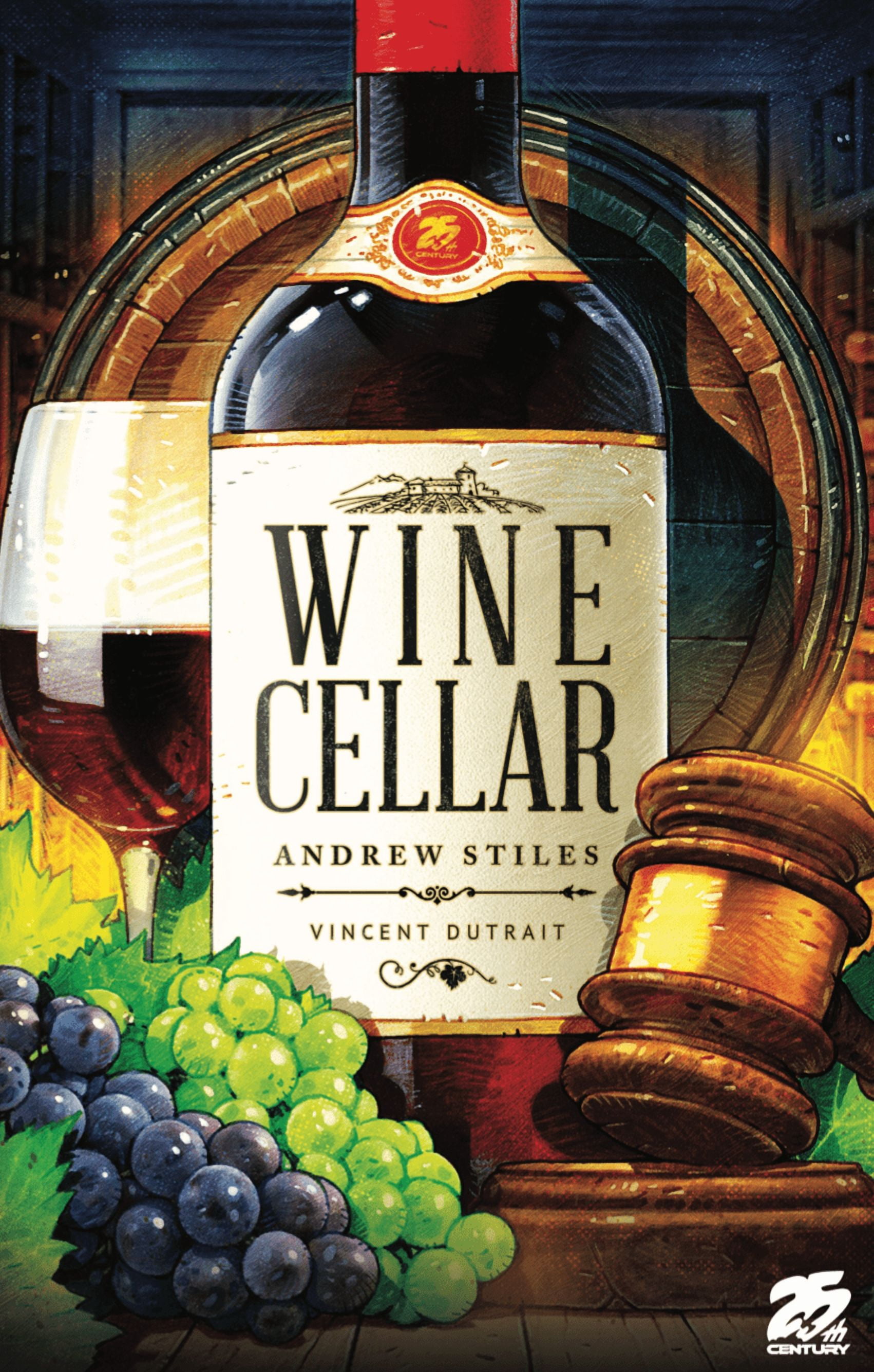 Wine Cellar, Fast Playing Card Game for 1 to 8 Players Ages 10 and up - 25th Century Games