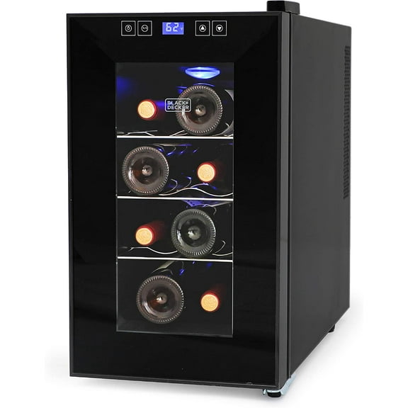 Wine Cellar with LED Display 8-Bottle Capacity