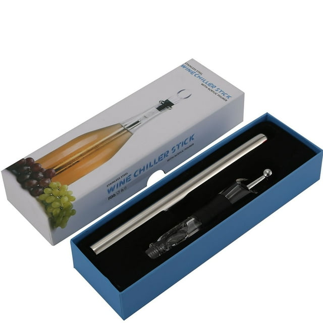 Wine Chiller, 3in1 Stainless Steel Wine Bottle Cooler Stick Rapid