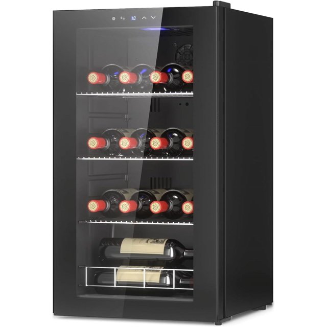 Wine Chillers 91L 26 Bottles Wine Cooler Beverage Refrigerator