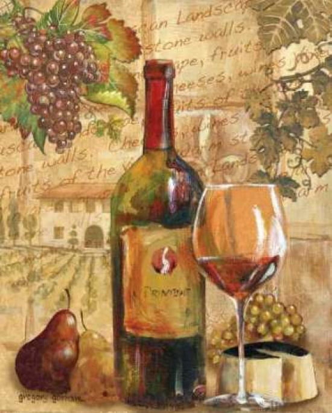 Wine Collage I Canvas Art - Gregory Gorham (20 x 24)