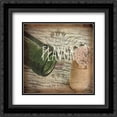 thumbnail image 1 of Wine Collage II 2x Matted 20x20 Black Ornate Framed Art Print by Pela Studio, 1 of 2