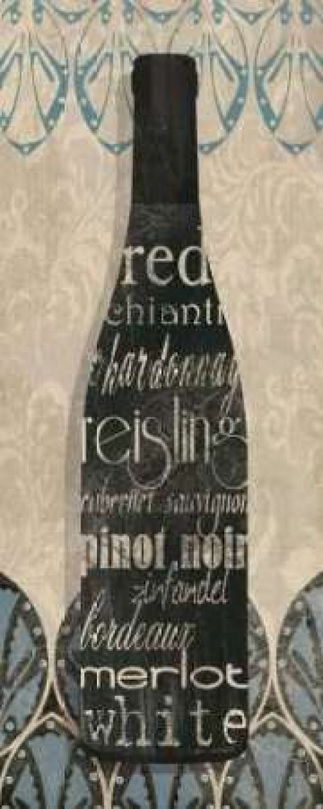 Wine Collection II Canvas Art - Carol Robinson (10 x 20)