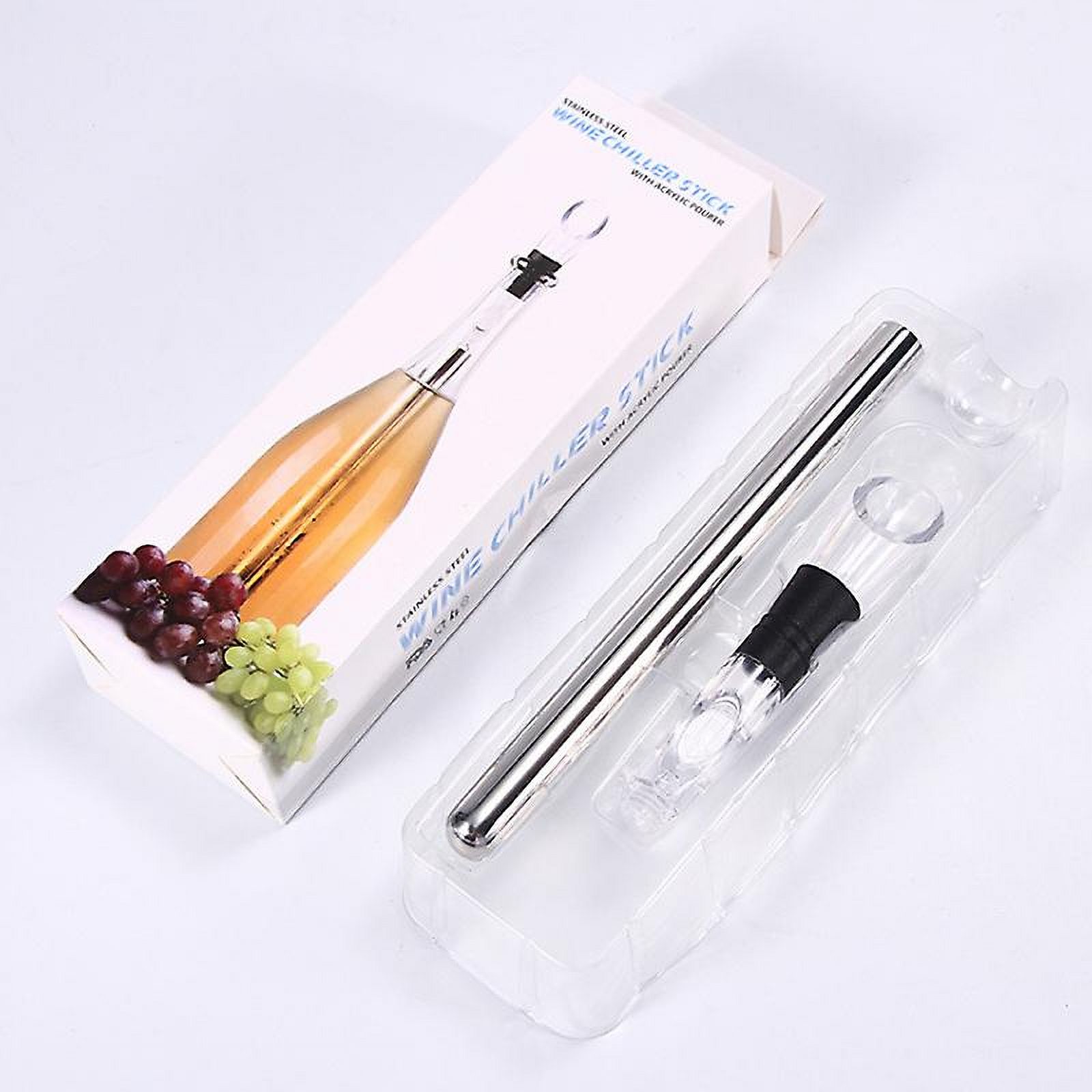 Wine Cooler,Wine Chiller With Stainless Steel Wine Pouer And Chill Rod