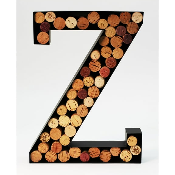 Wine Cork Holder Makes for Great Wine Accessories Perfect Monogrammed Gifts for Women to Store Wine Corks. Wine Decor or Wine Cork Holder Decor Will Brighten Up Kitchen! (Letter Z)