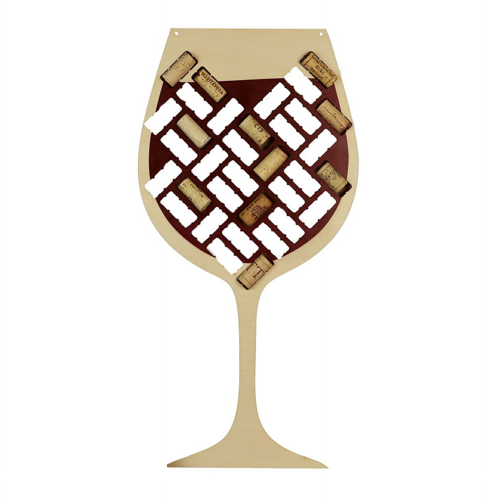 Wine Cork Traps Wine Glass Wine Cork Decorative Wooden Organizer Cork