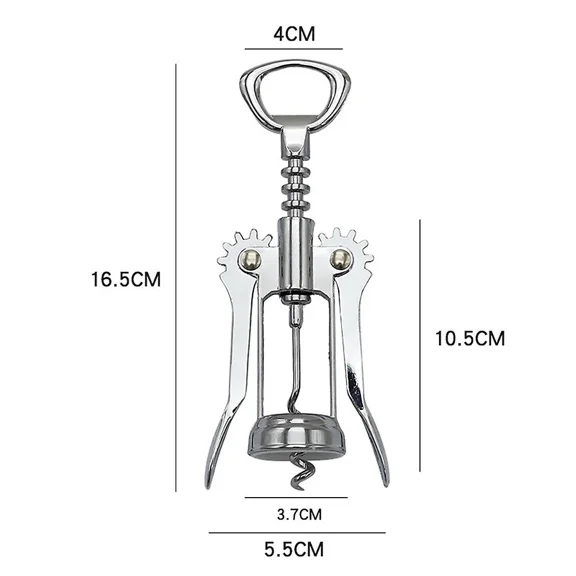 Wine Corkscrew Beer Corkscrew Multifunctional Zinc Alloy Bell Mouth Champagne Opener Stainless Steel