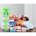thumbnail image 1 of Wine Country Gift Baskets, Make a Wish Gift Tower Gourmet Birthday Snacks Cakes, 1 of 5
