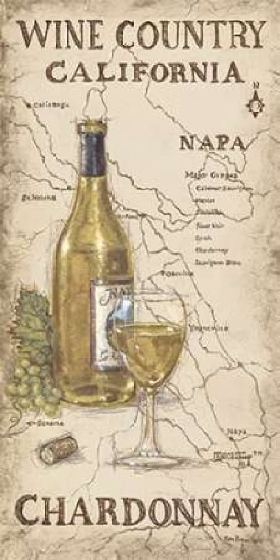 Wine Country I Canvas Art - Janet Kruskamp (10 x 20)
