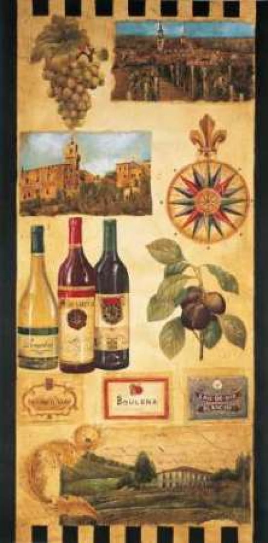 Wine Country I Canvas Art - Liz Jardine (10 x 20)