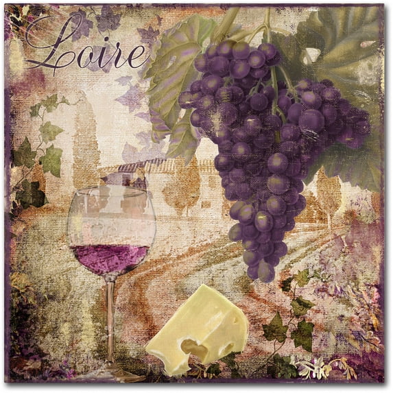 "Wine Country II" Canvas Art by Color Bakery