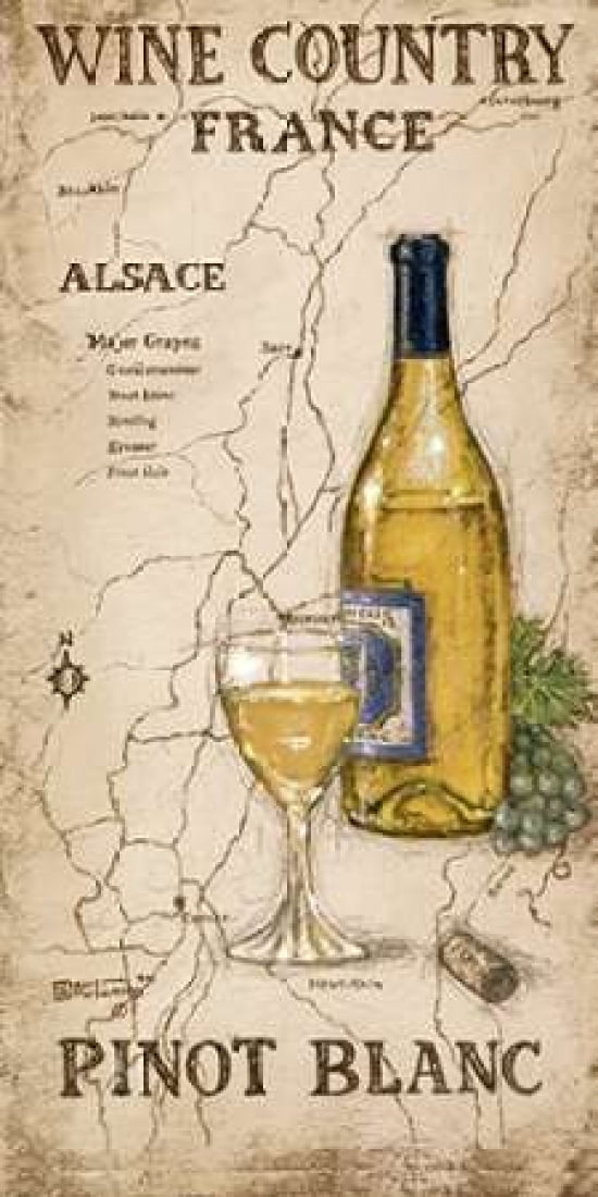 Wine Country III Canvas Art - Janet Kruskamp (10 x 20)