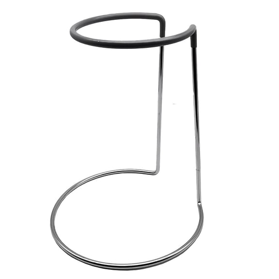 Wine Decanter Drying Stand, Chrome Plated Carbon Steel Drainer Rack For Wide Bowl Decanters, Kitchen Bar Tool 190X240mm