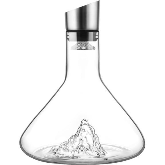 Wine Decanter, Wine Carafe, Red Wine Decanter,100% Lead-free Crystal Glass, Wine Hand-held Aerator, Wine Gift, Wine Accessories