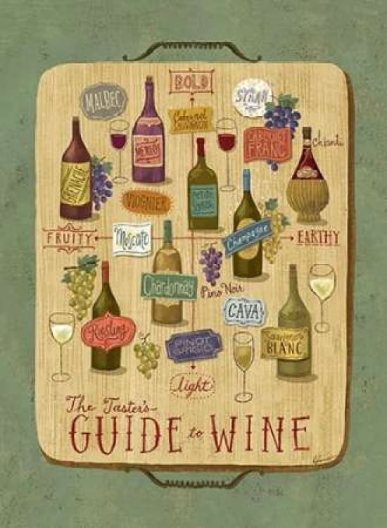 Wine Education Canvas Art - Richard Faust (20 x 28)