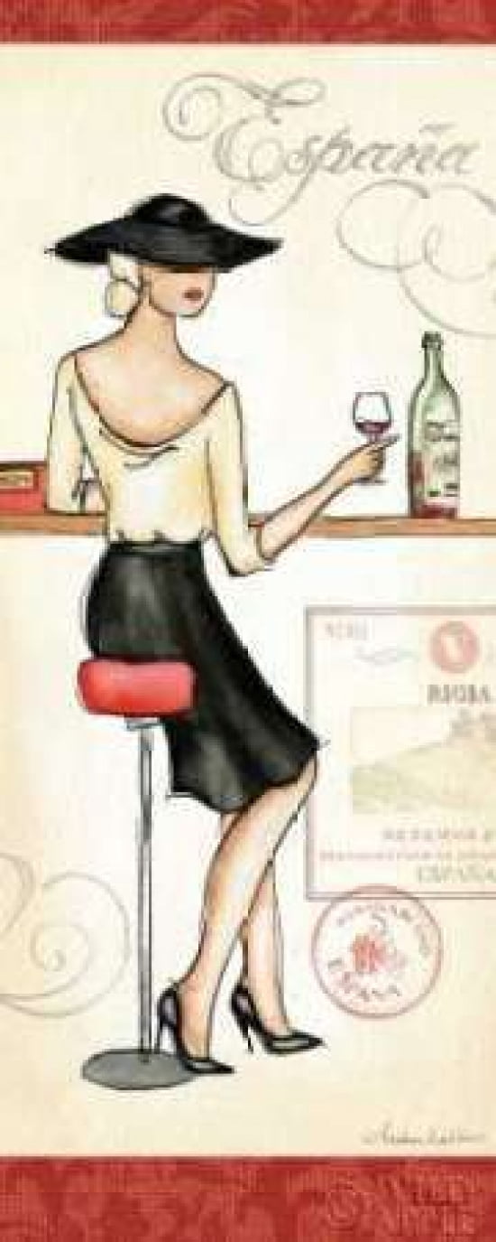 Wine Event I Canvas Art - Andrea Laliberte (10 x 20)