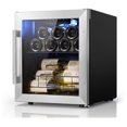 Wine Fridge, 12 Bottle Small Wine Cooler 3865℉ Standing Counter Top w