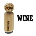 thumbnail image 1 of Wine Fun Text Rubber Stamp for Scrapbooking Crafting Stamping - Mini 1/2 Inch, 1 of 7