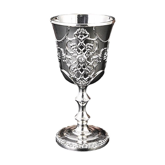 Wine Glass Cups Metal Shot Glass Exquisitedly Crystal Accented Medieval Goblets For And Celebration