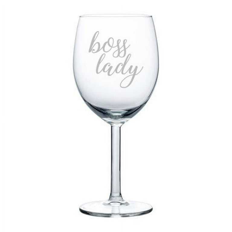 Boss lady sales wine glass