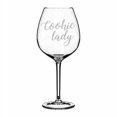 thumbnail image 1 of Wine Glass Goblet Cookie Lady (20 oz Jumbo), 1 of 1