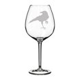 thumbnail image 1 of Wine Glass Goblet Crow Raven Blackbird (20 oz Jumbo), 1 of 1