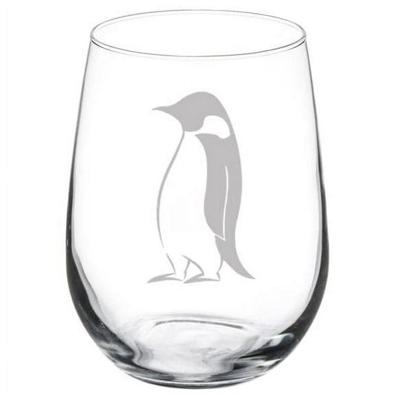 Wine Glass Goblet Emperor Penguin (17 oz Stemless)