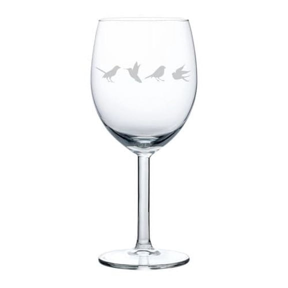 Wine Glass Goblet Gift Birds (10 oz)