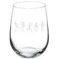 thumbnail image 1 of Wine Glass Goblet Gift Dancing Skeletons Halloween (17 oz Stemless), 1 of 1