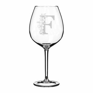 Monogrammed Wine Glasses