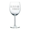 thumbnail image 1 of Wine Glass Goblet Gift Heavy Dinker Funny Pickleball (10 oz), 1 of 1
