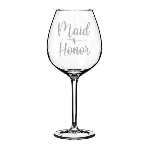 Wine Glass Goblet Maid Of Honor (20 oz Jumbo)