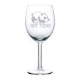 thumbnail image 1 of Wine Glass Goblet Panda Not Today Funny (10 oz), 1 of 1