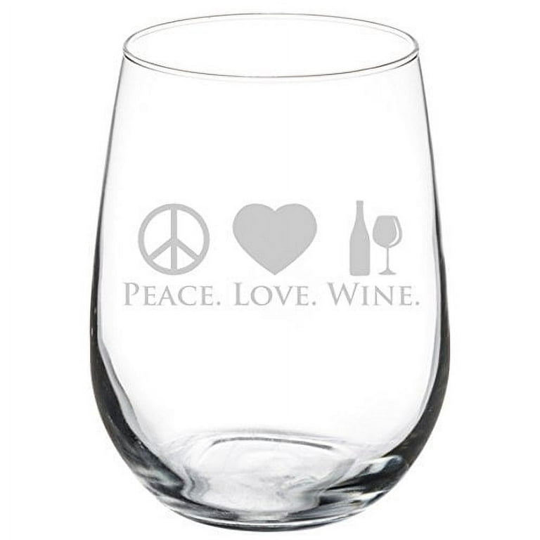 Love Wine Glass