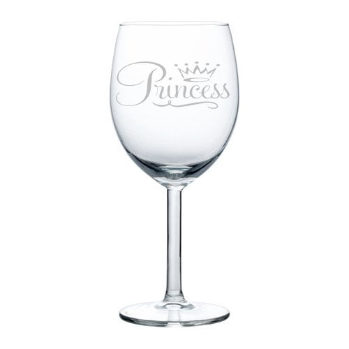 Wine Glass Goblet Princess Fancy (10 oz)